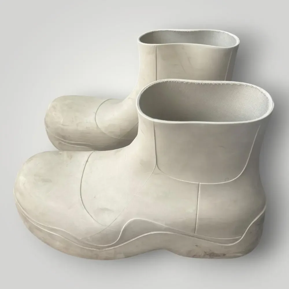 Bottega Veneta Rubber Ankle Rain Boots sz 41